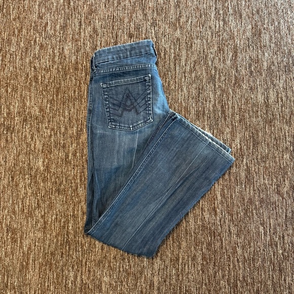 Vintage 7 For All Mankind A Pocket Dark Wash Jeans size 28 - Picture 3 of 9